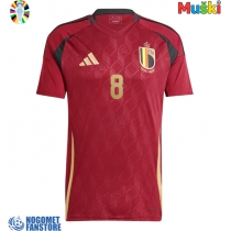 Belgija Youri Tielemans #8 Domaci Dres EP 2024 Kratak Rukav